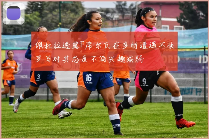 佩杜拉透露F席尔瓦在多特遭遇不快罗马对其态度不满兴趣减弱